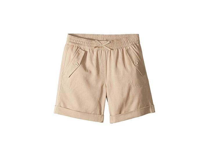 Nautica Kids Twill Shorts (big Kids) (khaki) Girl's Shorts
