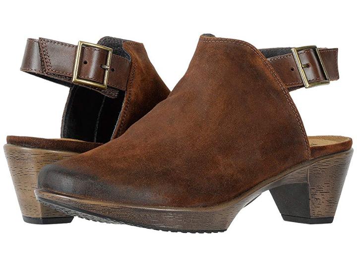 Naot Upgrade (seal Brown Suede/pecan Brown Leather) Women's Shoes