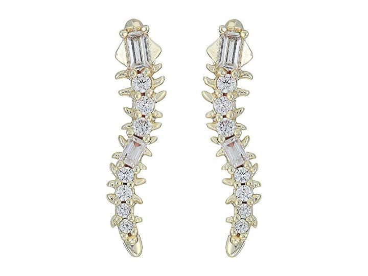 Kendra Scott Sinclair Earrings (gold/metal/white) Earring
