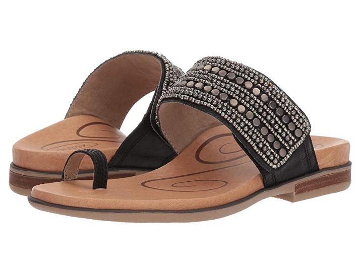 Aetrex Layla (black) Women's Sandals
