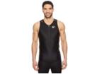Pearl Izumi Elite Pursuit Tri Singlet (black/fiery Coral) Men's Clothing