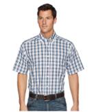 Ariat Canyon Trails Penley Plaid Shirt (white) Men's Short Sleeve Button Up