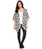 Scully Colleen Oh So Soft Cardigan (white) Women's Sweater