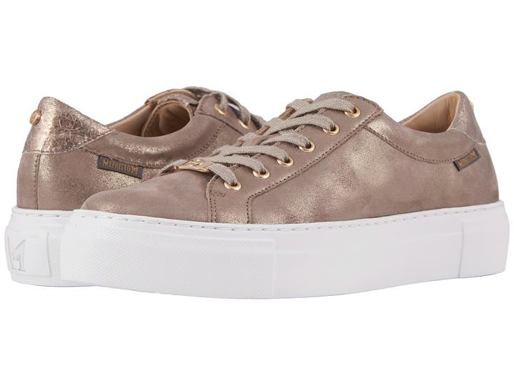 Mephisto Gyna (dark Taupe Monaco/platinum Ice) Women's  Shoes