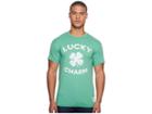 The Original Retro Brand Short Sleeve Heathered Lucky Charm T-shirt (heather Sprite) Men's T Shirt