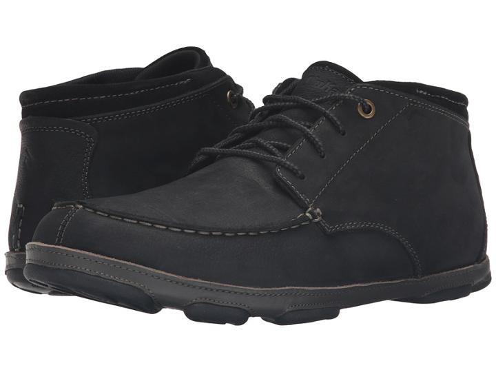 Olukai Hamakua (black/dark Shadow) Men's Shoes