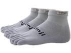 Injinji Run Original Weight Mini-crew Coolmax 3 Pair Pack (gray) Low Cut Socks Shoes