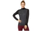 Hot Chillys Micro-elite Chamois Sublimated Print Zip-t (peaks/black) Women's Long Sleeve Pullover