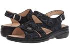 Finn Comfort Gomera-s (navy Metallic) Women's Sandals