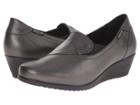 Mephisto Giacinta (khaki Green Perl Calfskin/steel Python) Women's Wedge Shoes