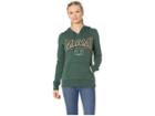 Champion College Miami Hurricanes Eco(r) University Fleece Hoodie (dark Green) Women's Sweatshirt