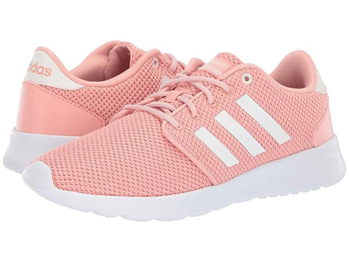 Adidas Qt Racer (dust Pink/cloud White/white) Women's Shoes