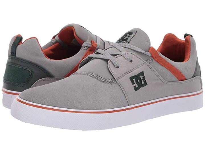 Dc Heathrow Vulc (grey/green/grey) Men's Shoes