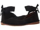 Frye Helena Ankle Tie (black Oiled Nubuck) Women's Dress Sandals
