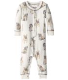 P.j. Salvage Kids Dog Romper (infant) (natural) Girl's Jumpsuit & Rompers One Piece
