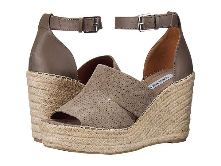 Steve Madden Wilkes (taupe Suede) Women's Wedge Shoes