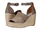 Steve Madden Wilkes (taupe Suede) Women's Wedge Shoes