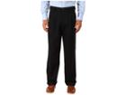 Dockers Comfort Khaki Stretch Relaxed Fit Pleated (dockers Navy) Men's Casual Pants