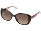 Guess Gu7554 (dark Havana/gradient Brown) Fashion Sunglasses