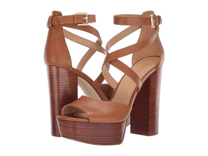 Michael Michael Kors Burke Platform (acorn) Women's Sandals