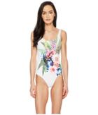 Onia Kelly One-piece (garden Floral Multi) Women's Swimsuits One Piece