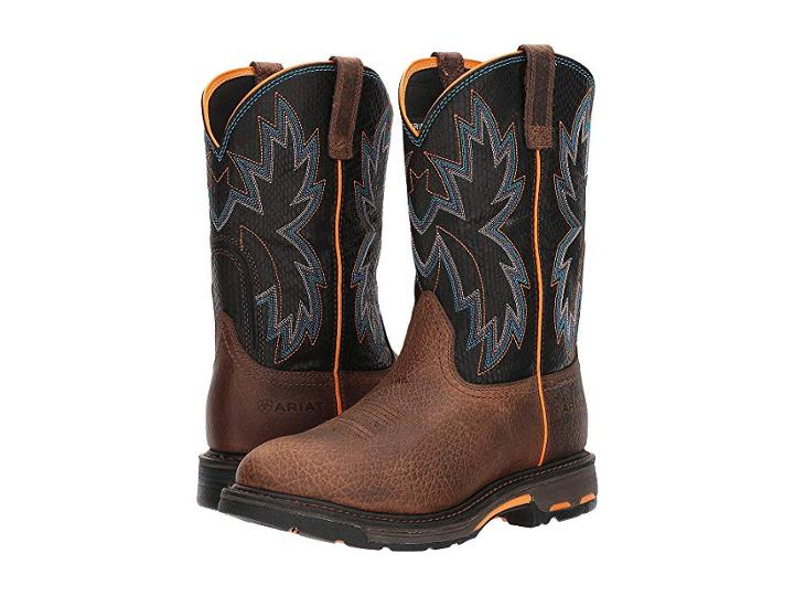 Ariat Workhog Raptor (earth/black Snake Print) Cowboy Boots