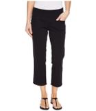 Jag Jeans Baker Pull-on Crop In Bay Twill (black) Women's Casual Pants