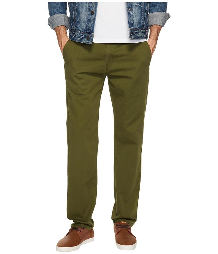 Levi's(r) Mens Straight Chino (dusty Green/stretch Twill) Men's Casual Pants