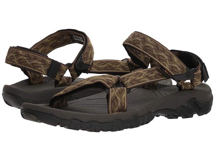 Teva Hurricane 4 (wavy Trail Olive) Men's Shoes