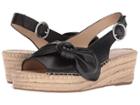 Franco Sarto Piroette (black) Women's Toe Open Shoes