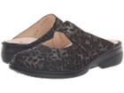 Finn Comfort Stanford (black Multi) Women's Clog/mule Shoes