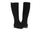 Nine West Nicolah (black Suede) Women's Dress Zip Boots