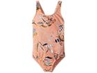Roxy Kids Let's Be Roxy One-piece (toddler/little Kids) (coral Almond Trellis Climb Swim) Girl's Swimsuits One Piece