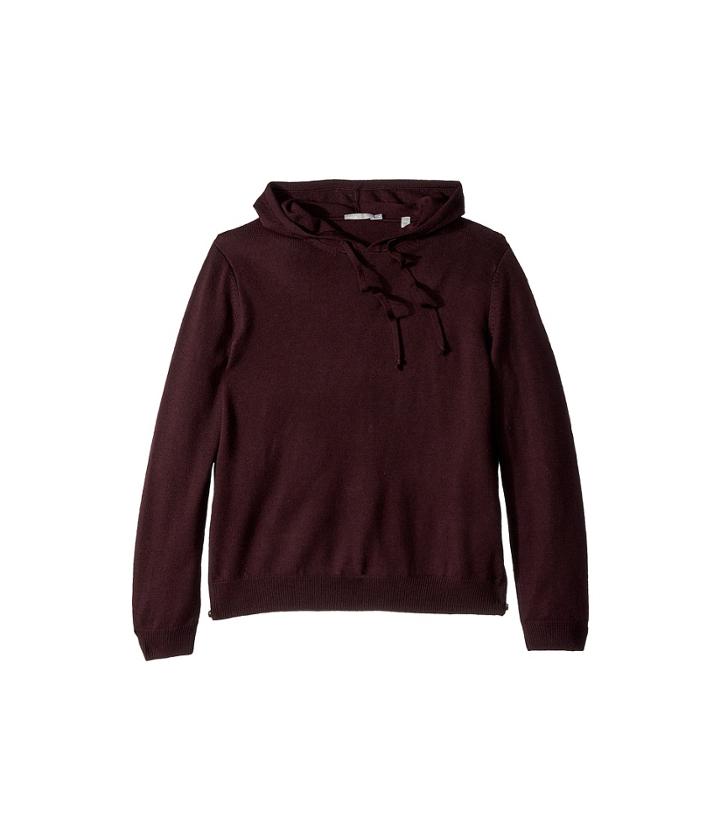 Vince Side Zip Hooded Pullover (zinfandel) Men's Clothing