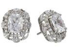 Nina Dries Earrings (palladium/white Cz) Earring
