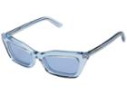 Balenciaga Ba0124 (shiny Light Blue/blue) Fashion Sunglasses