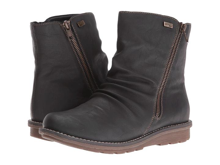 Rieker R1095 Shanice 95 (asphalt) Women's  Boots