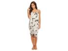 Green Dragon Crystal Forest Genevieve Wrap Dress (charcoal) Women's Dress