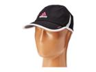 Adidas Adizero Ii Cap (black/solar Pink/white) Caps