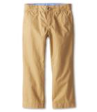 Lacoste Kids Cotton Gabardine Flat Front Chino (little Kids/big Kids) (beige) Boy's Casual Pants