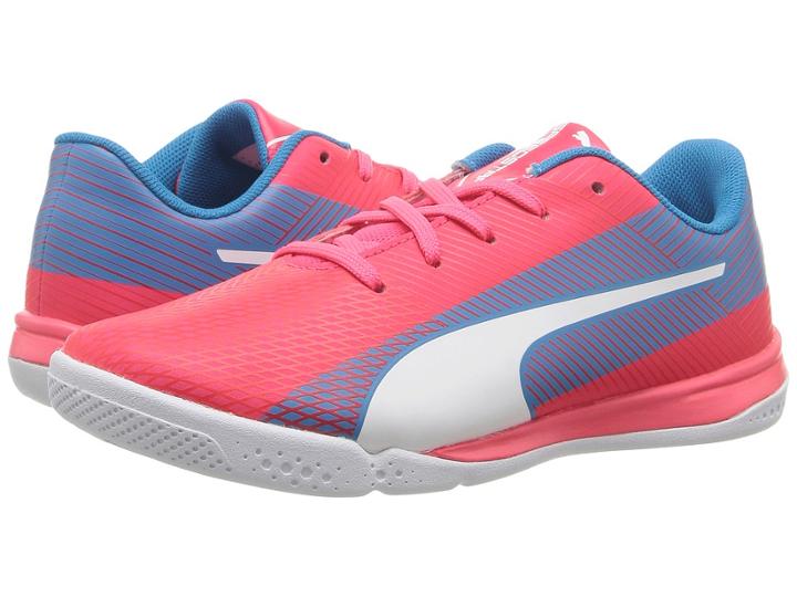 Puma Kids Evospeed Star S Jr (little Kid/big Kid) (bright Plasma/puma White/blue Danube) Girls Shoes