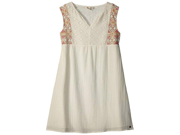 Roxy Kids Second Thought Dress (big Kids) (marshmallow) Girl's Dress