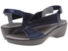 Naot Footwear Muscat (polar Sea Leather/navy Stretch) Women's Sandals