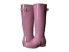 Hunter Original Back Adjustable Gloss Rain Boots (blossom) Women's Rain Boots