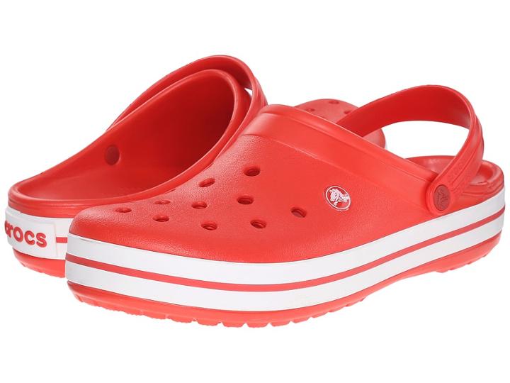 Crocs Crocband Clog (flame/white) Clog Shoes