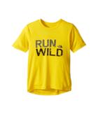 The North Face Kids Short Sleeve Reaxion 2.0 Tee (little Kids/big Kids) (canary Yellow/graphite Grey/tnf Black) Boy's T Shirt