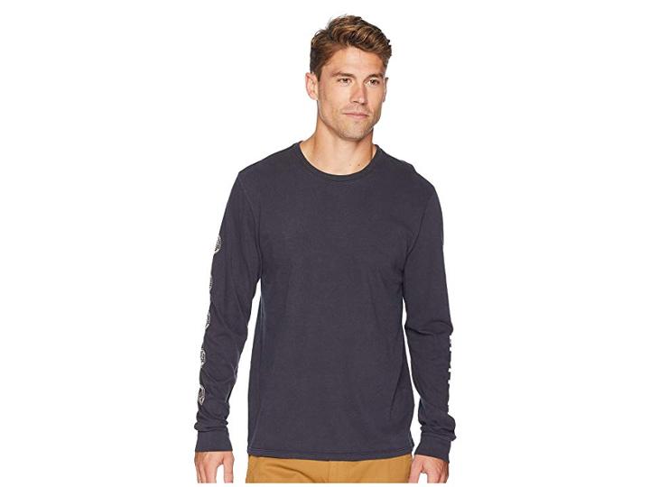 Hurley Heavy Cool Summer Long Sleeve Tee (anthracite) Men's Clothing