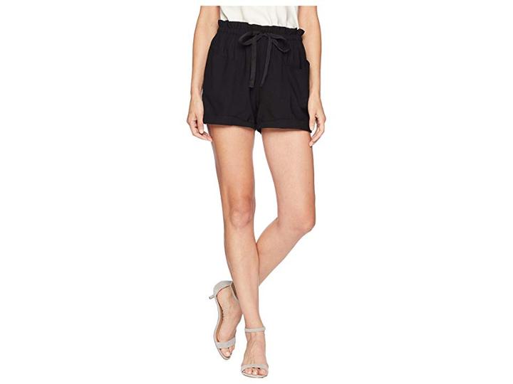 Kensie Swiss Twill Shorts Ks6k1212 (black) Women's Shorts