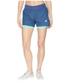 Asics Cool 2-n-1 3.5 Shorts (dark Blue) Women's Shorts