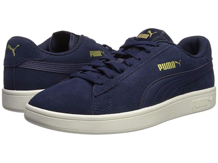 Puma Smash V2 (peacoat/puma Team Gold/whisper White) Men's  Shoes